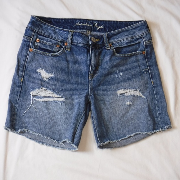 American Eagle Outfitters Pants - America Eagle Jean Bermuda Shorts Distressed